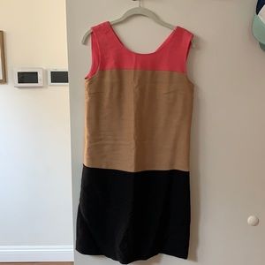 DKNY color block tank dress